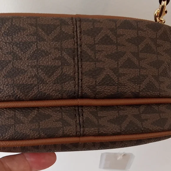 Michael Kors Brown and Gold Crossbody Bag - Picture 10 of 10